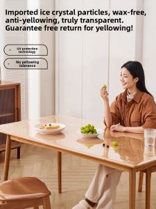 Zhifan | Transparent Protective Tablecloth Waterproof Oily Heat Resistant Wash-free