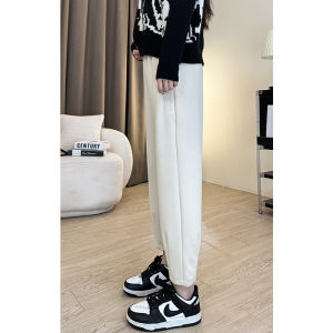High Waist Straight Leg Harlan Pants Womens plus Size Casual Trousers  And Pear Shape Body Slimming Loose Fit Commute