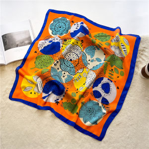 Khăn Choàng Lụa Thời Trang 70cm Nhiều Kiểu Dáng Đa Năng Thanh Lịch Cho Nữ Khăn Choàng Lụa Polyester Mùa Hè Mùa Thu Mùa Đông