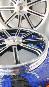 ชุดล้อแม็กซ์ ล้อแม็ก Click 110i Click-i Scoopy-i ICON แม็กซ์ลายแมงมุม ขอบ 14 - (จานดิสหน้า 4รู) ขายเป็นคู่หน้า-หลัง พร้อมยางนอก+ยางใน สีขาวปัดเงา ดำปัดเงา**ลายแมงมุม**