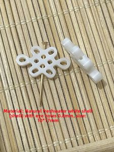 Natural Ocean White Butterfly Shell Black Shell round Slice Waterdrop Hollow out Decoration Crafts DIY Material Pearl Mother of Pearl