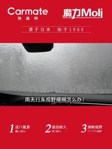 CAR MATE | Long-Lasting Water Repellent for Automotive Glass & Mirrors Oil Remover