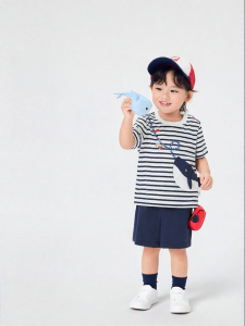 Purcotton | Breathable Cool Cotton Children T-shirt and Pants Set