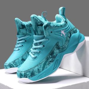 Giày Thể Thao Lưới Thoáng Khí Cho Bé Trai Mùa Thu Giày Bóng Rổ Chạy Bộ Trẻ Em Cỡ Lớn Giày Thể Thao Thường Ngày Chống Trượt