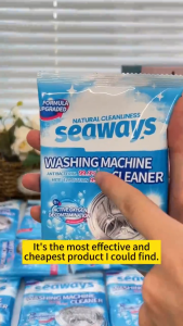 [SG Ready Stock] Seaways Washing Machine Cleaner（125g）Sterilization and mite removal Washing Machine Drum Cleaner