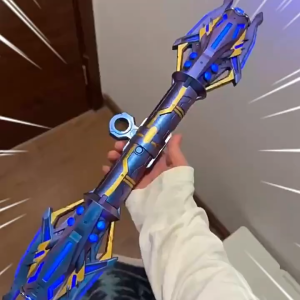 Flashing Light Up Sword Gravity Double Sword Gravity Sword Lightstick Cosplay Toys Weapon Toys Flashing Weapon Sound for Boys attractive
