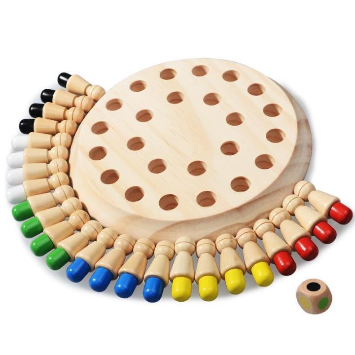 Đồ Chơi Xếp Hình Bằng Gỗ Montessori Dành Cho Trẻ Em Giáo Dục Màu Sắc ...