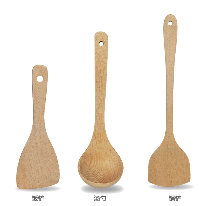 Wooden Spatula NonStick Pan Dedicated Spatula Spatula Wooden Spoon