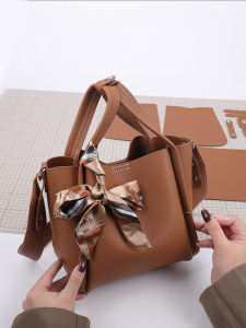 Bucket Bag DIY Hand-Woven Bag Homemade Material Bag Soft High Quality Crossbody Bag Retro Hand Sewing Mother Bag