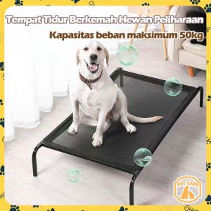 Large Small Size Dog Bed breathable mesh elevated Dog pet bed steel frame house anti skin disease