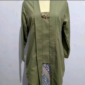 Kebaya Modern Kutu Baru Kebaya Simple Katun Premium