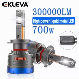 EKLEVA 2PCS Powerful LED Headlights Bulbs for Cars 700W 6000k 12v 24v 150000LM Canbus 9005 9006 9012 H1 H4 H7 H11 12V 24V