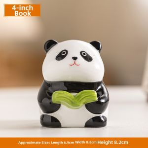 sanstyle | Ceramic Panda Cute Piggy Bank Figurine