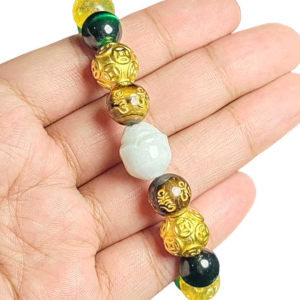 All-in-One Money Magnet Ultimate Luck Manifestation Health Blessed & Cleansed Lotus Flower (Buma Jade) Lucky Charm Bracelet Authentic 100% Original High quality Crystal stones Fenghui 2026