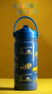 Stephen joseph กระติกน้ำเก็บอุณหภูมิ ยอดนิยมจากอเมริกา เก็บร้อนเย็นได้ ขนาด 414ml Insulated Bottle with Handle