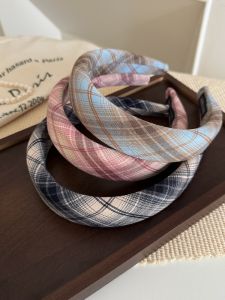 หมวกคล้องผมสไตล์เกาหลี ทรงสูง ขอบกว้าง แฟชั่น สไตล์นักศึกษา หมวกคล้องผมสำหรับผู้หญิง ฤดูร้อน 2025 หมวกคล้องผมที่สวมใส่สบาย