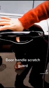 Stiker Pelindung Handle Pintu Mobil Logo Daihatsu