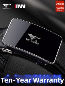 SEPTWOLVES | Inner Buckle Genuine Leather Belt for Men