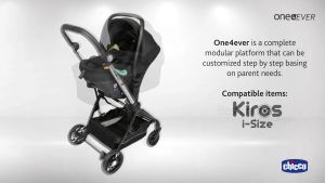 Chicco One4Ever Stroller Parent Facing/ Stroller Auto Fall/Compact Baby Stroller (Newborn To 22 Kg)