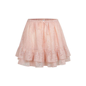 CHACHASTU | Bộ Áo Blouse Mỏng See-Through và Chân Váy Ngắn