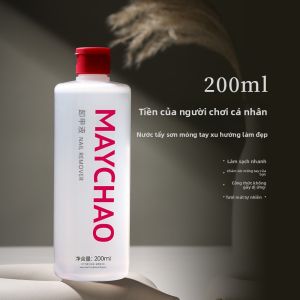 MAYCHAO | Chai Nhựa Bấm Dung Dịch Tẩy Sơn Móng Tay Không Hại
