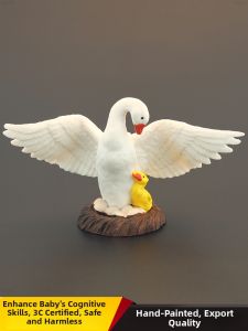 MENGSILE | Solid Realistic Goose Toy Model