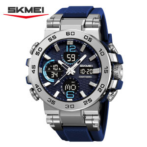SKMEI Men Watch Fashion Business Quartz Watches 5Bar Waterproof Quartz Wristwatch Large Dial Digital Electronic 2499