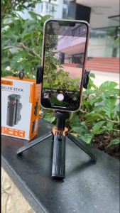 [📢Free shipping🕹️] T26 Chân tripod mini Capgrip 3 IN 1 cho điện thoại Gậy chụp ảnh tự sướng Bluetooth có đèn trợ sáng