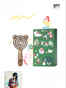 yao | Cute Bear Design Scalp Massaging Comb