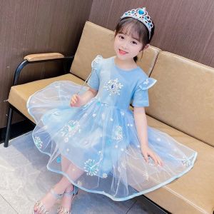 DRESS TUTU ELSA FROZEN GAUN PESTA ANAK BAYI PEREMPUAN PAKAIAN ANAK CEWEK KADO BAJU ULTAH KOSTUM ULANG TAHUN