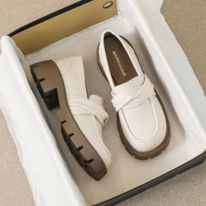 MIFEI | Summer New Thick Bottom White Loafer Shoes 41-43