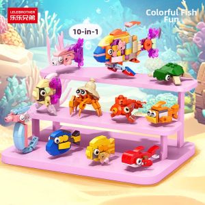 LELEXIONGDI | Educational Childrens Ocean Creature Building Blocks