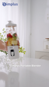 Simplus Portable Blender Wireless Blender Cup Stylish Travel Cup 800mL Large Capacity Multi-Functional ZZJH013