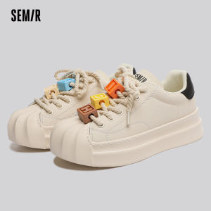 Semir | Giày Sneaker Nữ Đế Dày Thoáng Khí Lưới Đính Cườm Mũi Vỏ Sò