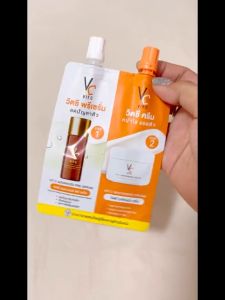 (6ซอง/กล่อง) Ratcha Vc VIT C วิตซี แอดวานซ์ พรี-เซรั่ม + วิตซี ไวท์เทนนิ่ง ครีม