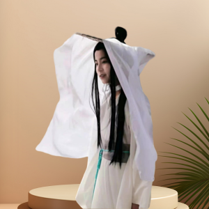 Halloween Cosplay Costume Complete Set Taizi Yueshen Hanfu Fake Hair And Shoes for Anime Fans And Gaming Conventions