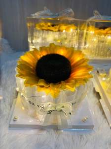 กล่องเค้กใส่ธนบัตร 20 ช่อง ดอกทานตะวัน 🌻 | กล่องของขวัญใส่เงิน เซอร์ไพรส์วันเกิด รับปริญญา ของขวัญวันดีดี