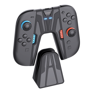 Đế Sạc Từ Tính Cho Nintendo Switch 2 Joypad Với Đèn LED Trạng Thái Tự Động Hút (Xanh dương/Cam) Bao Gồm Đế Lưu Trữ