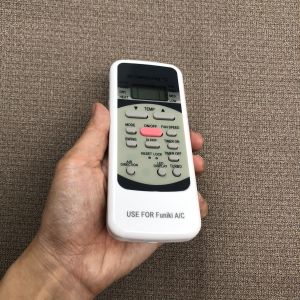 Điều khiển điều hoà Funiki R51 nút hồng dùng bền phím nhậy - Remote từ xa Funiki - tặng kèm pin
