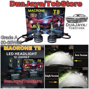 Lampu Led Headlamp Headlight Mobil Veloz 2012 - 2015 Macrone T8 6000K Putih 12 - 24 Volt Grade A Pnp