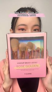 MAANGEpinkiedition Set Kuas Makeup 6 Buah Berkualitas Tinggi Femininenergy Set Kuas Format Besar 55073