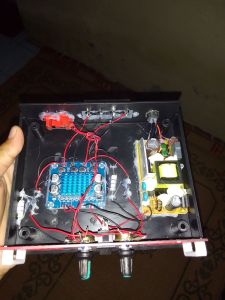 Ampli mini model phaselab tpa3110 30wattx2 Psu murni tinggal colok ke listrik