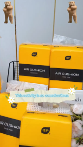 【buy 4 take 1】Botare Hanging Tissue Cheerful AIR-cushion 4-Ply 1000 sheets 140*175mm