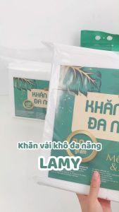 KHO PHÚ NHUẬN_Combo 03 túi khăn vải khô đa năng cao cấp Lamy 900G không mùi an toàn cho da nhạy cảm