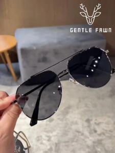 GENTLE FAWN Kacamata Hitam Sunglasses Polarized Anti UV Anti Silau Style Aviator Metal Fashion Pria & Wanita 5013
