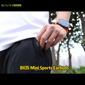 BAVIN BH35 Sports Bluetooth Sweatproof IPX4 Earphones w/ Built-In Microphone Wireless Lightweight Headphones