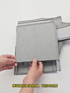 Large Capacity Hat Storage Box Dustproof Foldable Multifunctional Storage Box With Zipper Essential For Home Organization