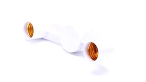 E27 To 2E27 LED Lamp Socket Light Holders Portable 85-285V Lamp Head Conversion Holder Lighting Accessories for Restaurant Kitchen