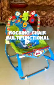 FLYBB Kursi roket bayi otomatis listrik Bouncer baby music remote control kursi tidur rocking chair shaker swing couch bed table