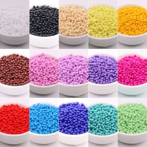 2mm 3mm 4mm domestic high-quality wear-resistant solid color glass beads uniform paint handmade DIY beads